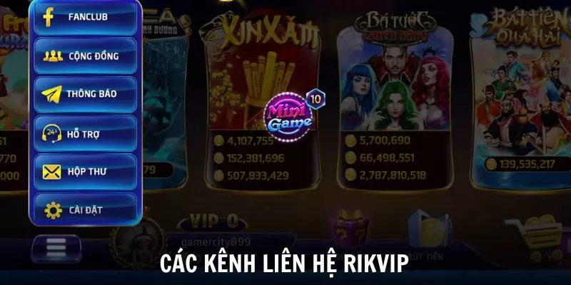 Tổng hợp các kênh liên hệ Rikvip cho hội viên Tổng hợp các kênh liên hệ Rikvip cho hội viên