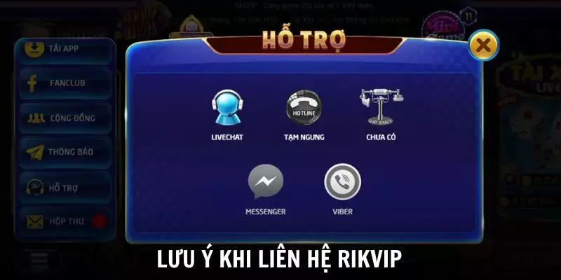 Một số lưu ý khi liên hệ kênh CSKH Rikvip để đạt hiệu quả cao Một số lưu ý khi liên hệ kênh CSKH Rikvip để đạt hiệu quả cao